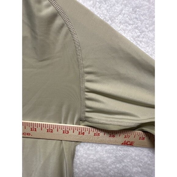 5.11 Tactical Short Sleeve Base Layer Size M Crew Neck Stretchy Light Tan - Picture 4 of 8